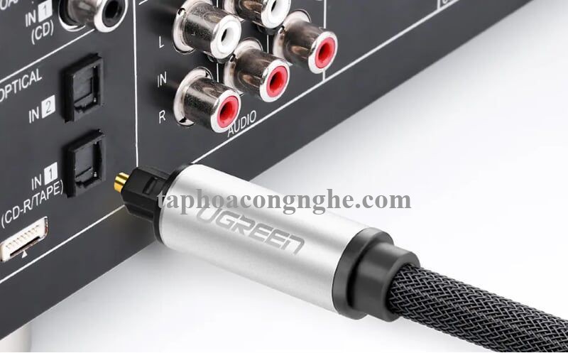 Ugreen 10541 3M màu Xám Dây cáp quang âm thanh 2 đầu dương AV108 30010541